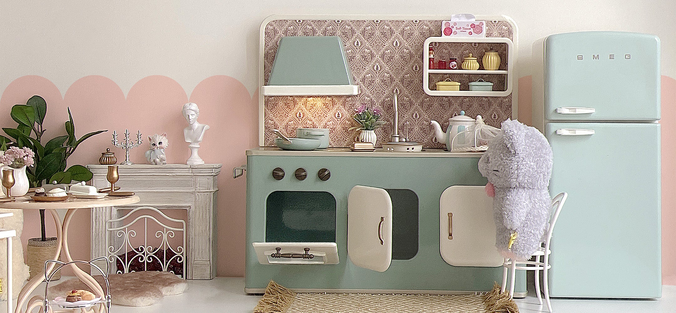 Kitchen- 1:6 & 1:12 Scale Collector Miniatures