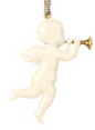 Christmas Ornaments - Angel Set 3 Pcs Metal Double Sided Crafts