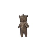 Christmas Ornaments-Double Sided Metal Black Bear, Animal Pendant Hanging Decoration