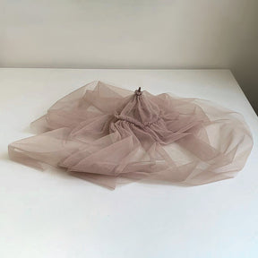 침대 캐노피 인형의 집 - LED 공주 원형 돔 핑크 침대 커튼