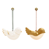 2022 Christmas Ornaments - Bird Set 2Pcs Metal Double Sided Crafts