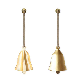 Christmas Ornaments - Golden Bell Metal Double Sided Crafts