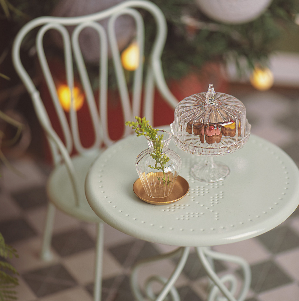 Romantic Chair Dollhouse -Green 1/6 Scale Dollhouse Miniature