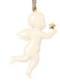 Christmas Ornaments - Angel Set 3 Pcs Metal Double Sided Crafts