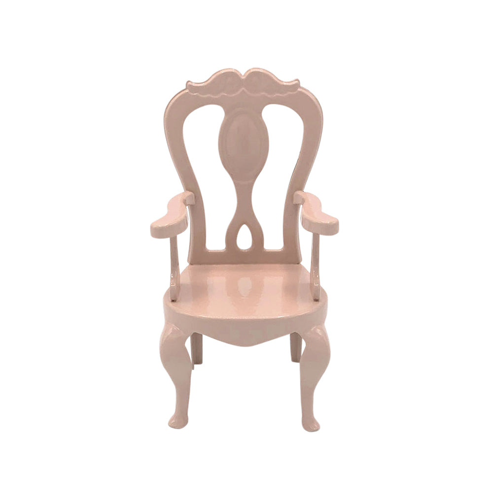 Princess Chair Dollhouse -Pink 1/12 Scale Dollhouse Miniature