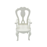 Princess Chair Dollhouse -White 1/12 Scale Dollhouse Miniature